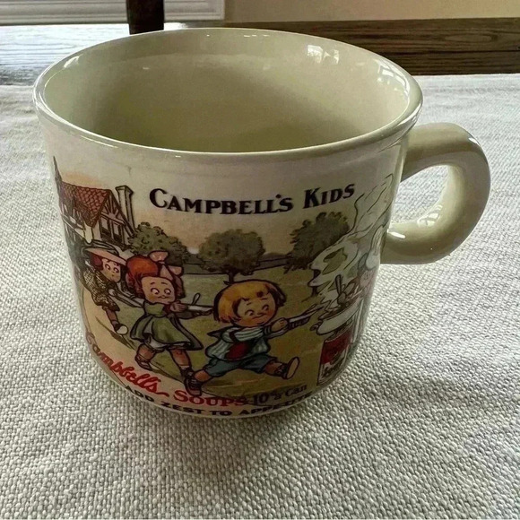 Vintage Campbells Soup 'Time For Campbell's Soup' Mugs M’m! M’m! Good! Lot of 7 - Picture 12 of 16